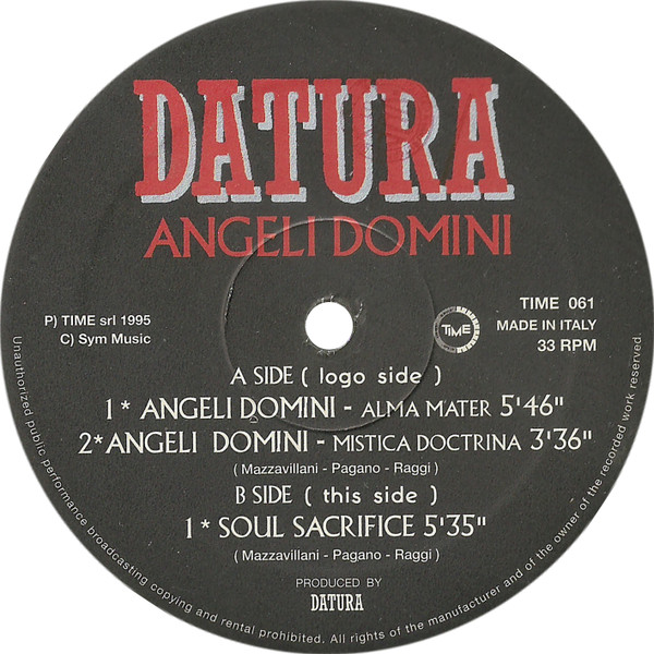 last ned album Datura - Angeli Domini