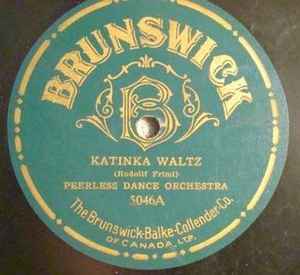 Peerless Dance Orchestra - Katinka Waltz / Aragonaise album cover