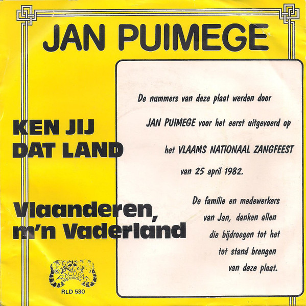 descargar álbum Jan Puimège - Ken Jij Dat Land