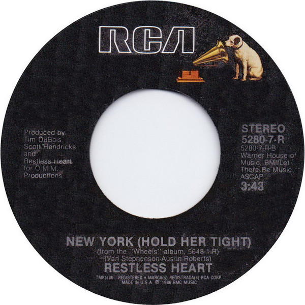 lataa albumi Restless Heart - Wheels New York Hold Her Tight