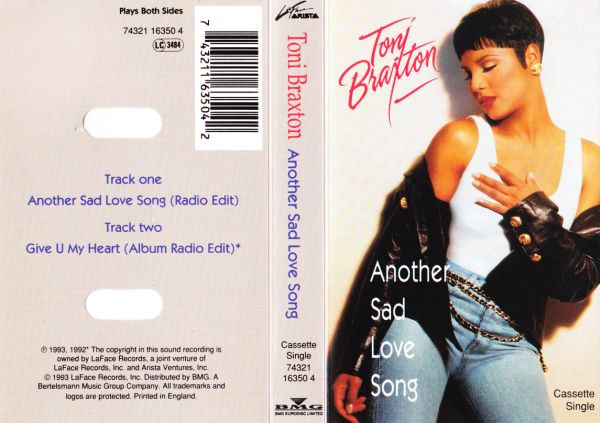 Toni Braxton – Another Sad Love Song (1993, Cassette) - Discogs