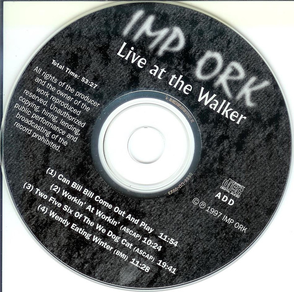 descargar álbum Imp Ork - Live At The Walker