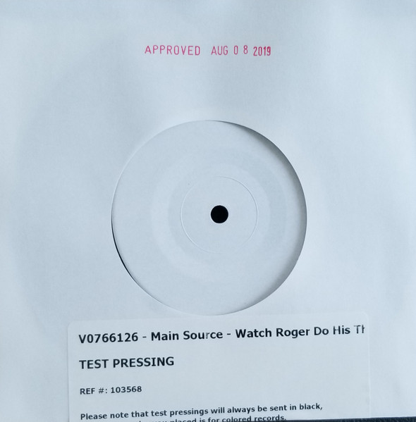 Main Source – Watch Roger Do His Thing (2019, Vinyl) - Discogs