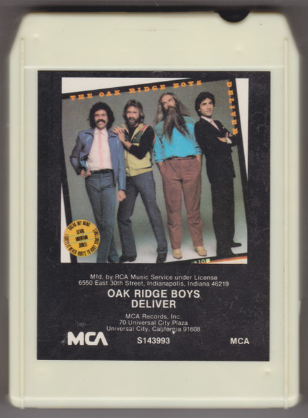 The Oak Ridge Boys – Deliver (1983, Pinckneyville Pressing, Vinyl