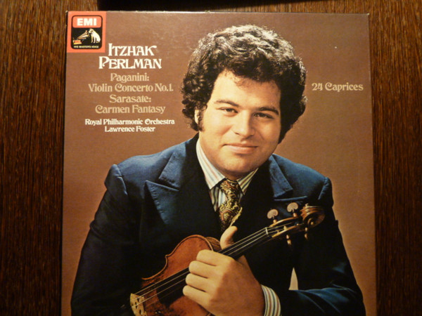 descargar álbum Itzhak Perlman Paganini Sarasate Royal Philharmonic Orchestra, Lawrence Foster - Violin Concerto No 1 24 Caprices Op 1 Carmen Fantasy