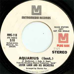 Lester Lanin And His Orchestra - Aquarius / Love Theme From Romeo And Juliet album cover