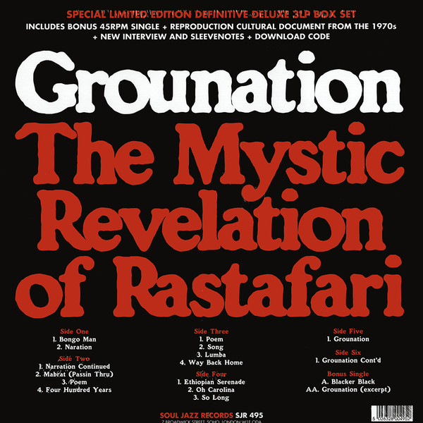 Count Ossie & The Mystic Revelation Of Rastafari - Grounation | Soul Jazz Records (SJR 495) - 2