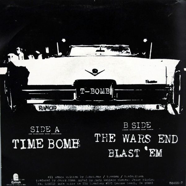 Rancid – Time Bomb (1995, Vinyl) - Discogs