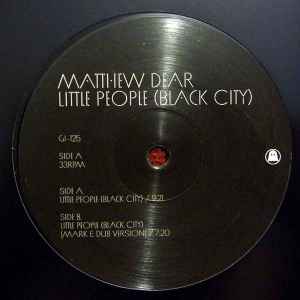 Matthew Dear - Little People (Black City) album cover