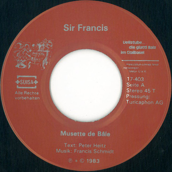 baixar álbum Sir Francis - Musette de Bâle