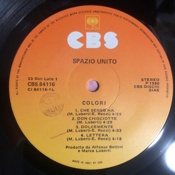 baixar álbum Download Spazio Unito - Colori album