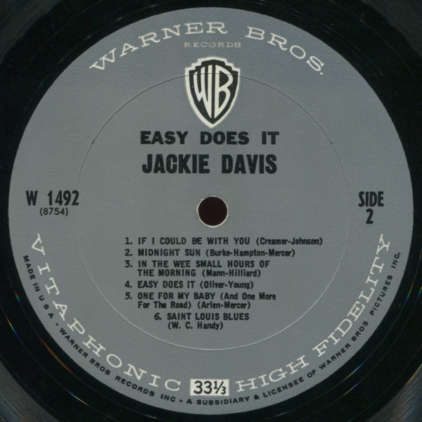last ned album Jackie Davis - Easy Does It