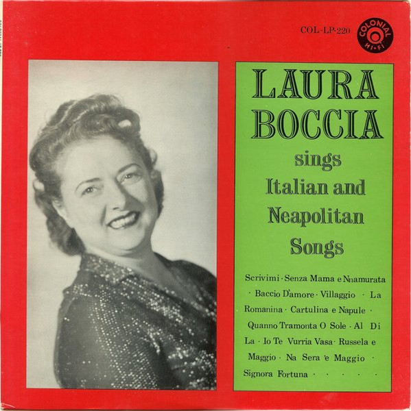 Laura Boccia Laura Boccia Sings Italian And Neapolitan Songs