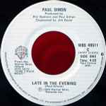 Cover of Late In The Evening, 1980, Vinyl
