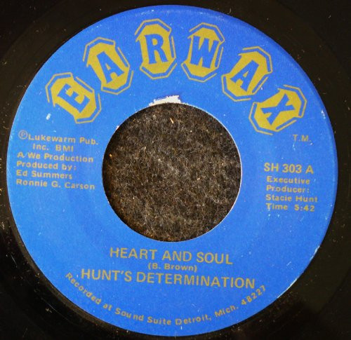 descargar álbum Hunt's Determination - No 1 Lady Heart And Soul