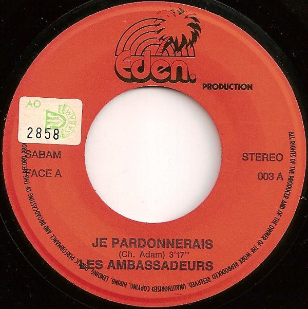 télécharger l'album Les Ambassadeurs - Je Pardonnerais