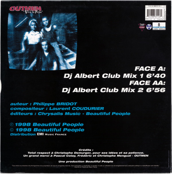 descargar álbum Outmen - Viva La Pepa DJ Albert Remixes