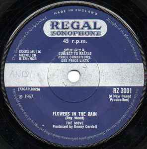 Flowers In The Rain (Vinyl, 7