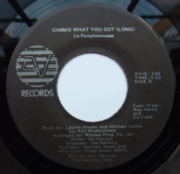 Le Pamplemousse – Gimmie What You Got (1976, Vinyl) - Discogs