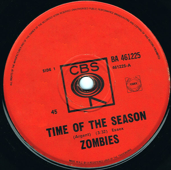 The Zombies u003d ザ・ゾンビーズ – Time Of The Season u003d ふたりのシーズン (1969