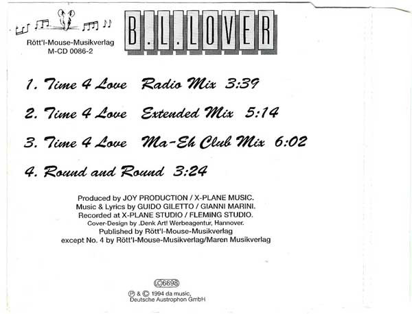 descargar álbum BL Lover - Time 4 Love