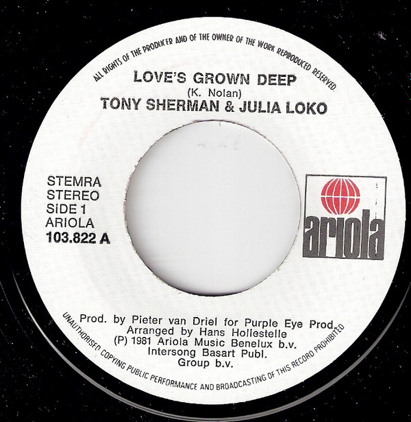 télécharger l'album Tony Sherman, Julia Loko - Loves Grown Deep