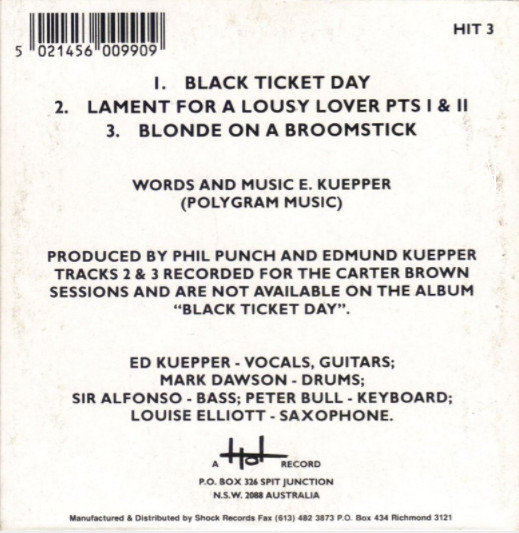 baixar álbum Ed Kuepper - Black Ticket Day
