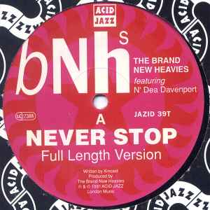 The Brand New Heavies - Never Stop album cover