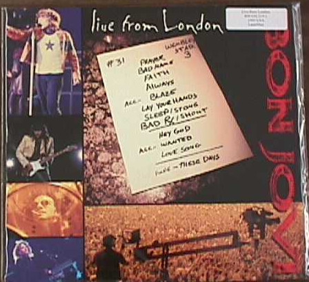 Bon Jovi – Live From London (Laserdisc) - Discogs
