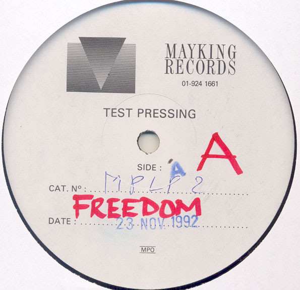 Bert Martin And Message People – Freedom (1992, Vinyl) - Discogs