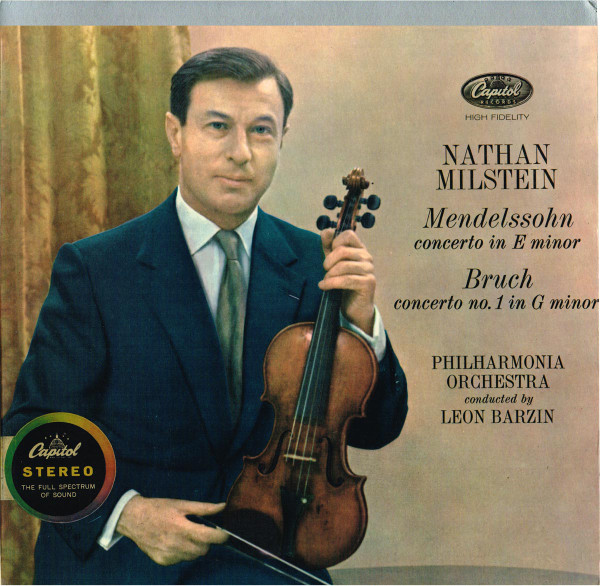 Nathan Milstein, Mendelssohn, Bruch, Philharmonia Orchestra 