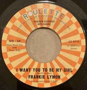 Frankie Lymon - I Want You To Be My Girl / Out In The Cold Again album cover