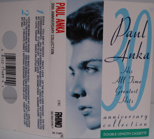 Paul Anka – 30th Anniversary Collection: His All Time Greatest