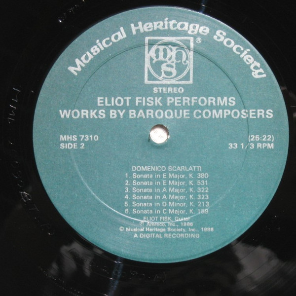 Album herunterladen Eliot Fisk - Eliot Fisk Performs His Own Transcriptions Of Works By Baroque Composers