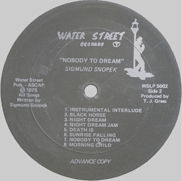 baixar álbum Sigmund Snopek - Nobody To Dream