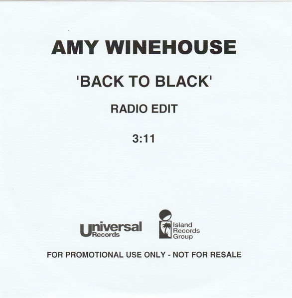 Amy Winehouse – Back To Black (2018, Vinyl) - Discogs