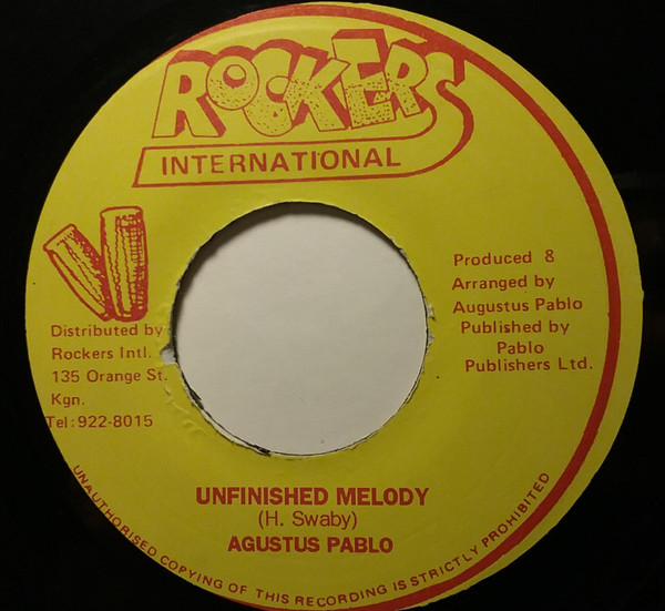 Augustus Pablo – Unfinished Melody (Vinyl) - Discogs