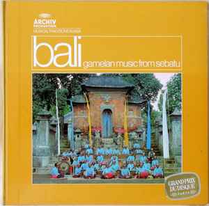 Pochette de l'album Gong Kebyar, Sebatu - Bali: Gamelan Music From Sebatu