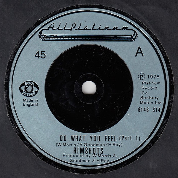 Rimshots – Do What You Feel (1976, Vinyl) - Discogs