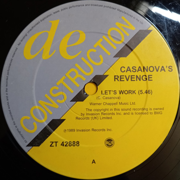 Casanova's Revenge - Let's Work | Deconstruction (ZT 42888) - 4