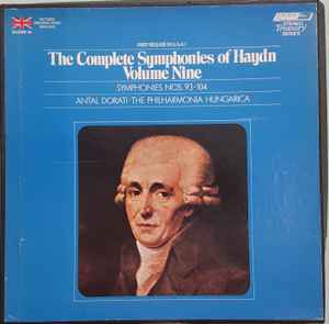 Haydn - Philharmonia Hungarica, Antal Dorati – Symphonies Nos 93 