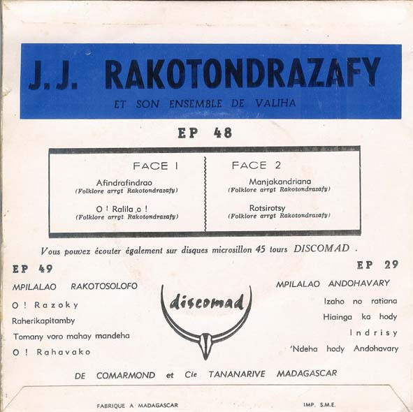 Album herunterladen JJ Rakotondrazafy - Afindrafindrao O Ralila ô Manjakandriana Rotsirotsy