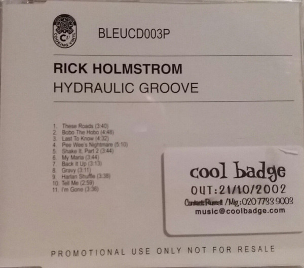last ned album Rick Holmstrom - Hydraulic Groove