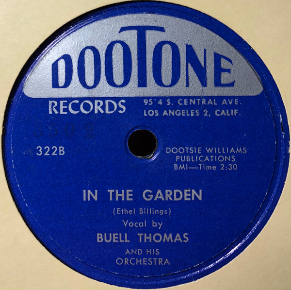 baixar álbum Buell Thomas And His Orchestra - One Heart In The Garden