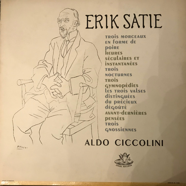 Erik Satie / Aldo Ciccolini – Piano Music (1957, Vinyl) - Discogs