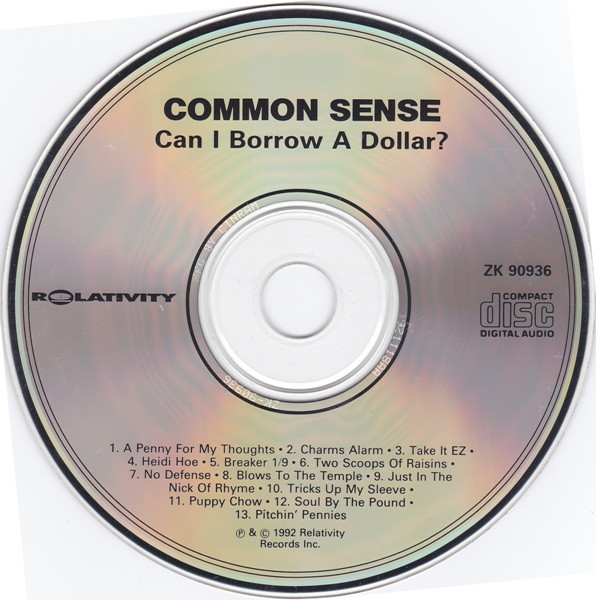 Common Sense – Can I Borrow A Dollar? (1992, Cassette) - Discogs