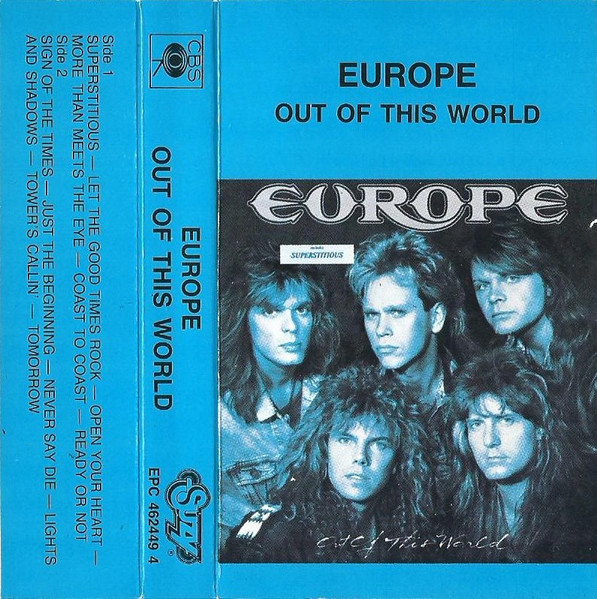 Europe – Out Of This World (1988, Cassette) - Discogs
