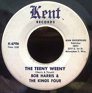 Bob Harris & The Kings Four - The Teeny Weeny / A Lonely Crowded Street album cover