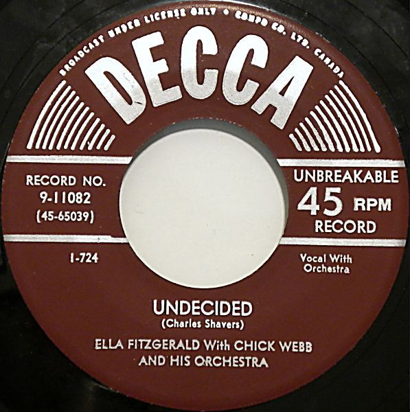 ladda ner album Download Ella Fitzgerald With Chick Webb And His Orchestra - A Tisket A Tasket Undecided album