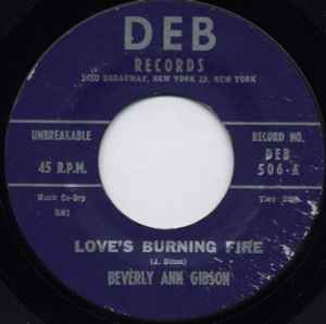 Beverly Ann Gibson - Love's Burning Fire album cover